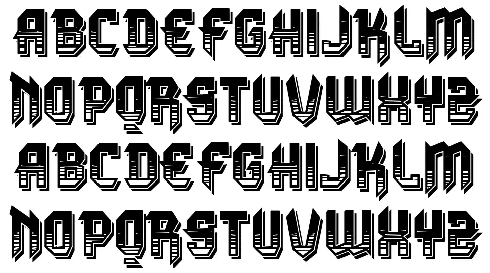 vtks dura 3d font