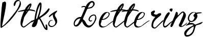 Vtks Lettering