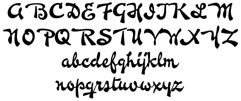 Waiter schriftart