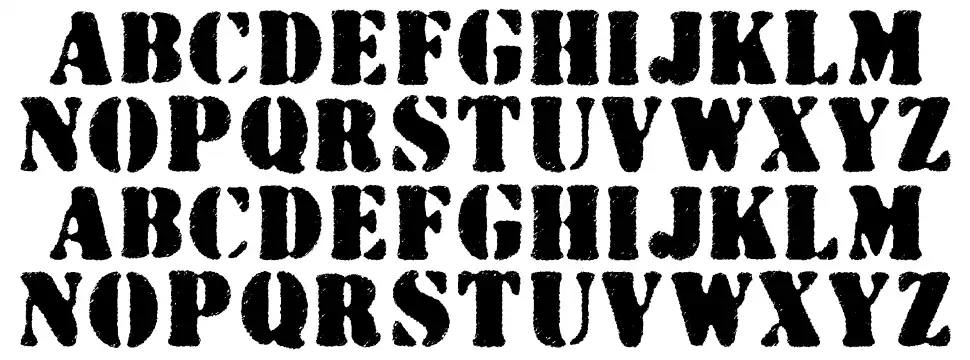 Wartorn font