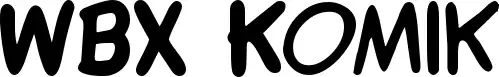 WBX Komik font