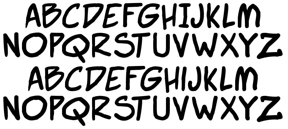 Webcomic Bros font