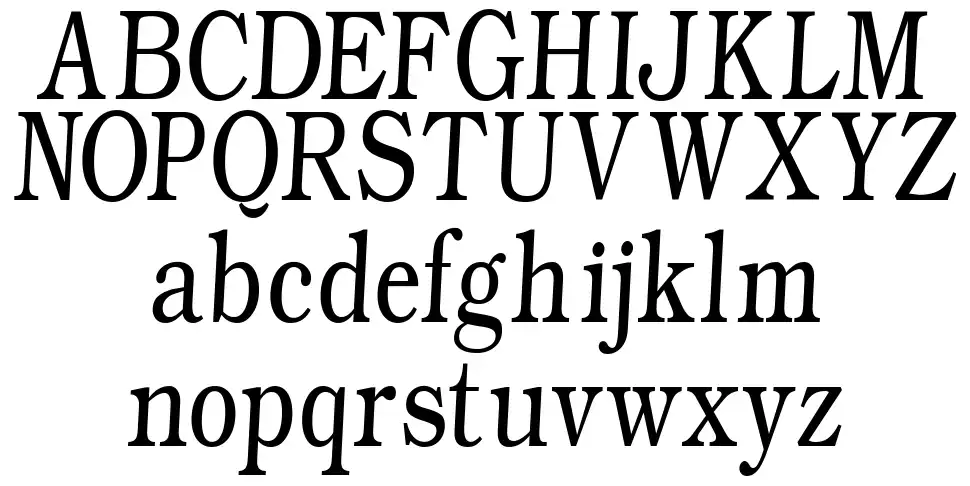 Weekdays Roman Slant font