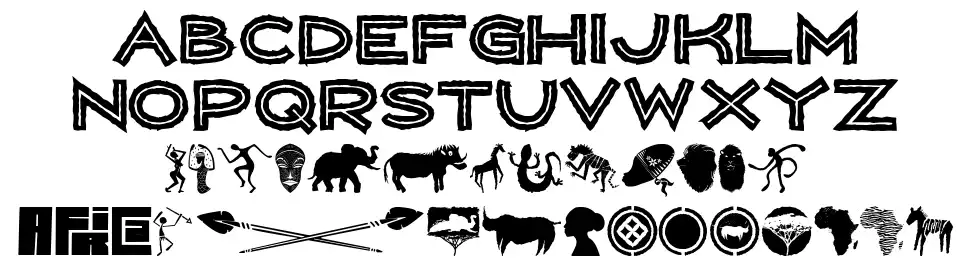 Wild Africa font