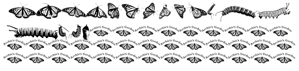 WL Royal Flutter Dingbats font