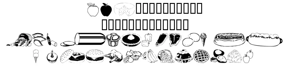 WM Food 2 font