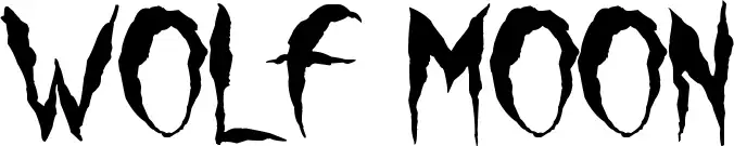 Wolf Moon font