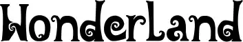 Wonderland font