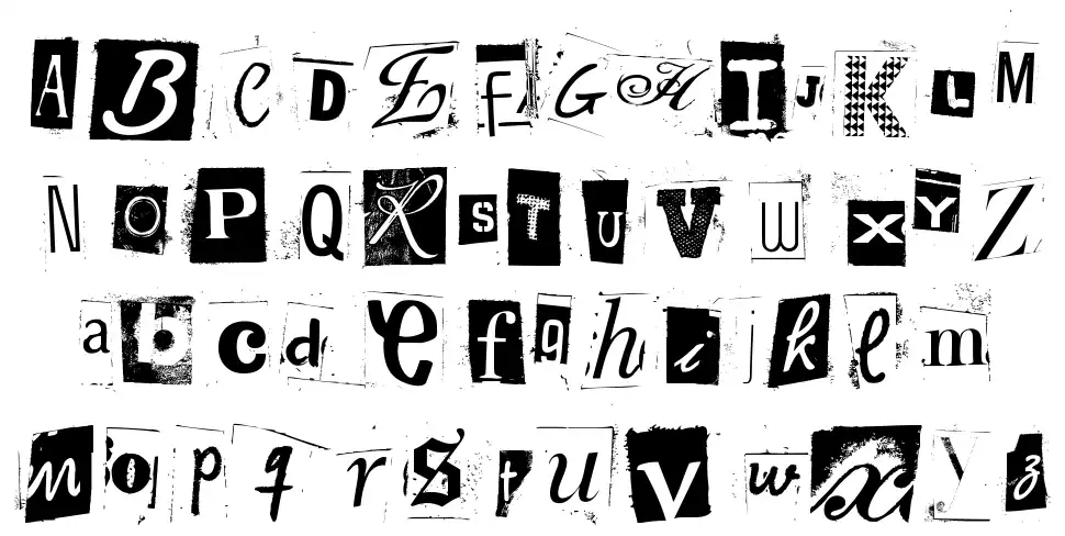 Woodcutter Anonymous part 2 font by Woodcutter FontRiver