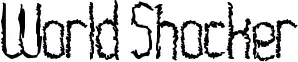 World Shocker font