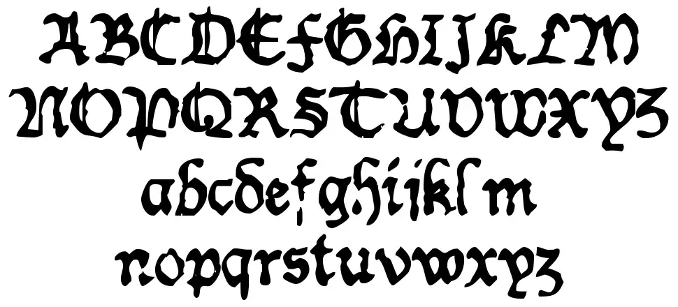Worn Manuscript Rough font
