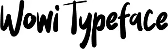 Wowi Typeface