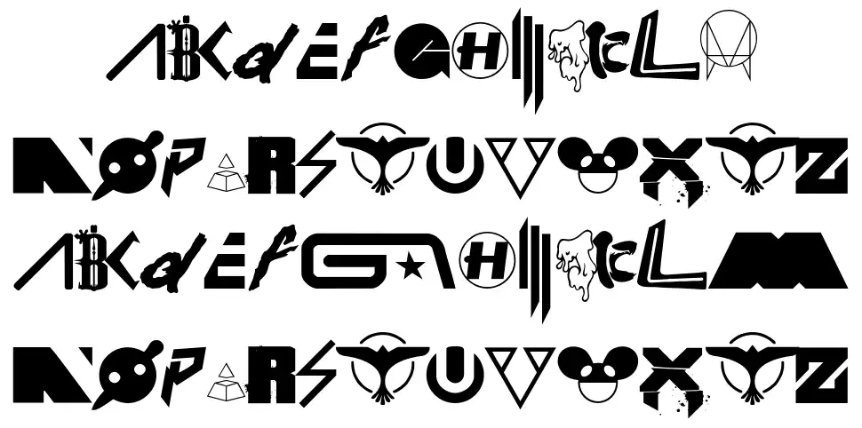 Wub Machine font