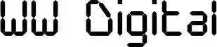 WW Digital font