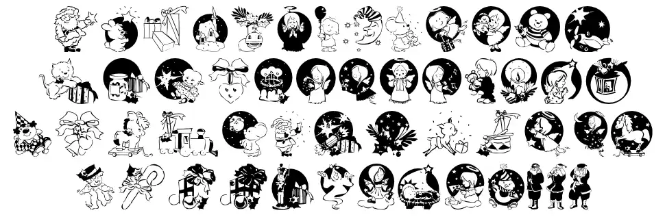 Xmas Promotions Symbols font