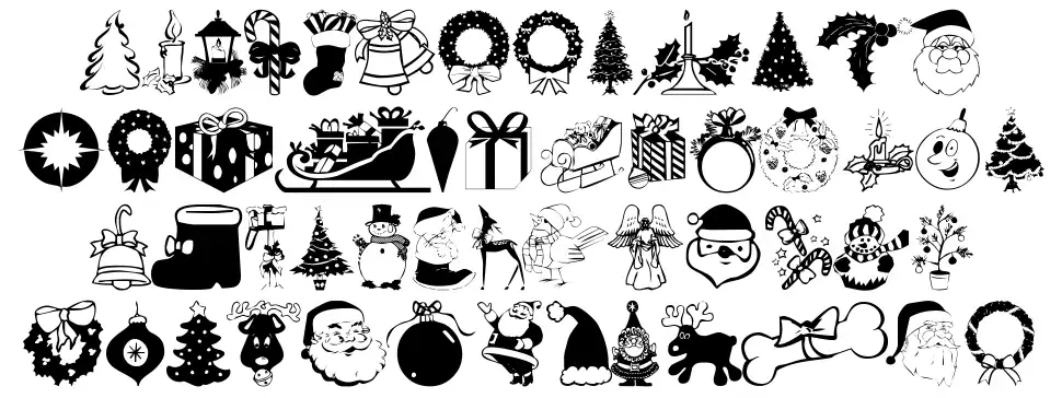 XmasTyme font