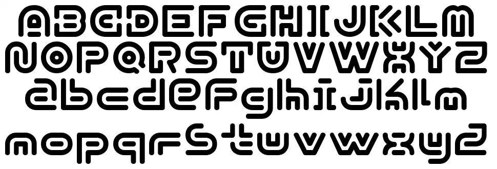 Y2k Subterran Express KG font