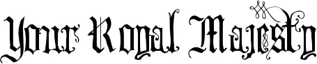 Your Royal Majesty font by Sharkshock FontRiver Your Royal Majesty font by Sharkshock FontRiver