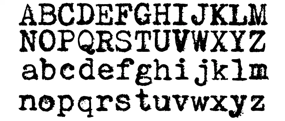 zai Consul Polish Typewriter czcionkę