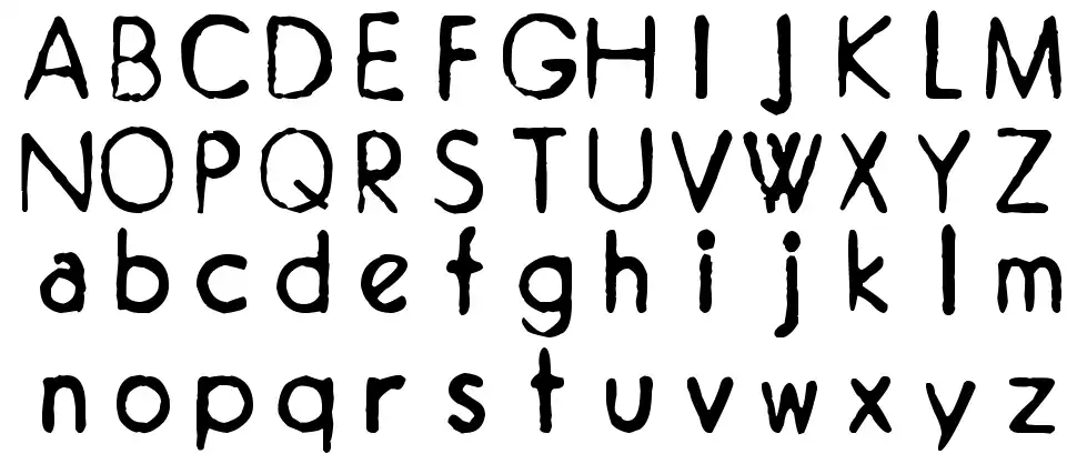 zai Royal Vogue Typewriter 1929 schriftart