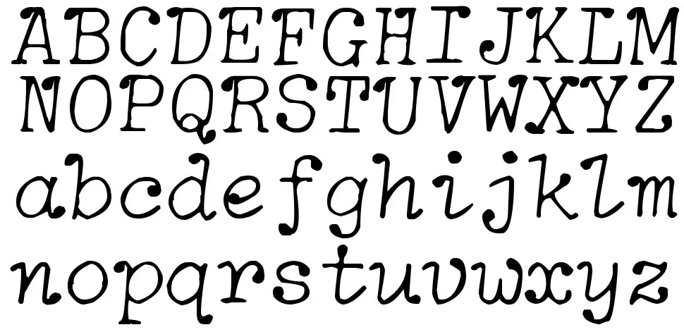 zai Soft Italic Typewriter czcionkę