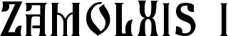 Zamolxis I font