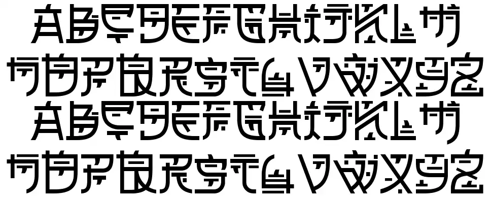 Zilap Oriental písmo