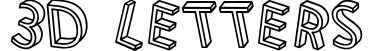 3D Letters