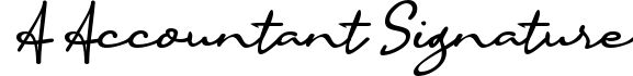 a Accountant Signature
