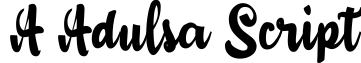 A Adulsa Script