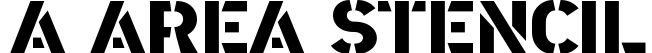 A Area Stencil