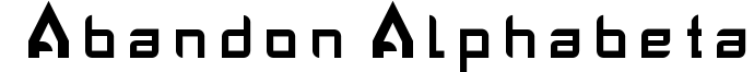 Abandon Alphabeta