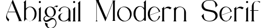 Abigail Modern Serif