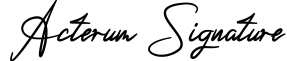Acterum Signature