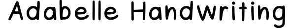 Adabelle Handwriting