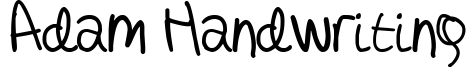 Adam Handwriting