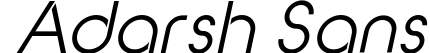 Adarsh Sans