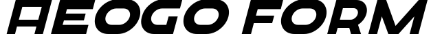 Aeogo Form