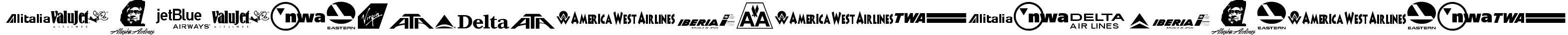 Airline Logos Past and Present