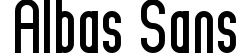 Albas Sans
