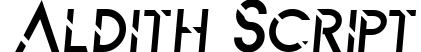 Aldith Script