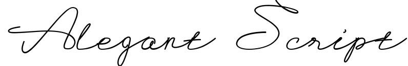 Alegant Script