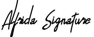 Alfrida Signature