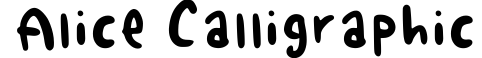 Alice Calligraphic