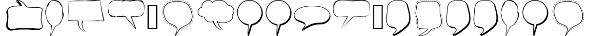 Alin Speech Bubbles