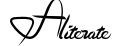 Aliterate