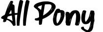 All Pony