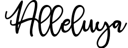 Alleluya