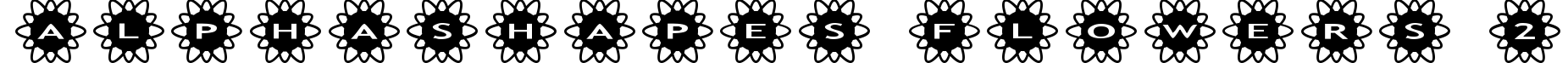 AlphaShapes Flowers 2