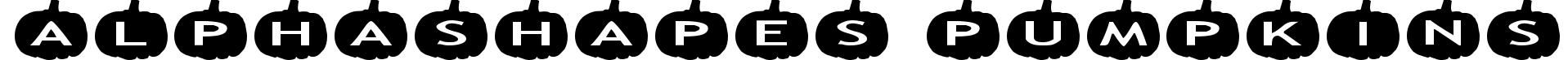 AlphaShapes pumpkins